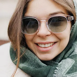 Очки MESSYWEEKEND Bille Crystal Green