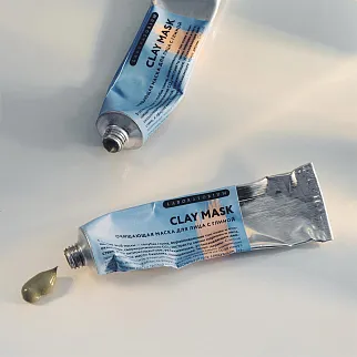 Маска для лица очищающая с глиной Laboratorium