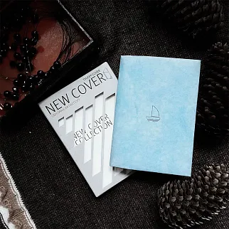 Обложка для паспорта из тайвека New Wallet Чайка и лодка