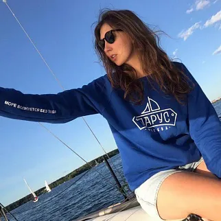 Синий свитшот Парус