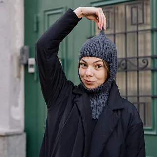 Балаклава Friend Function с антеннкой графитовая