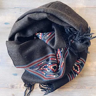 Большой шерстяной шарф Yak Folk