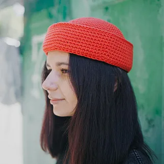 Шапка CHECK YA HEAD красная T2035/71