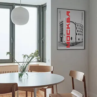 Плакат Allmodernism Дом Мельникова