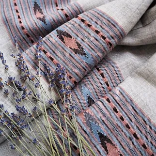 Большой шерстяной шарф Tender Violet Folk