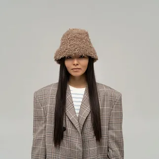 Шляпа CHECK YA HEAD коричневая 2480/7