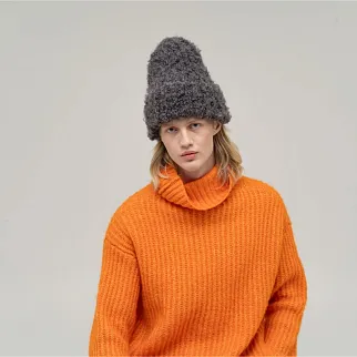 Шапка CHECK YA HEAD серая 2426/153