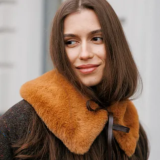 Меховой воротничок Friend Function лисенок