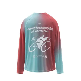 Лонгслив Called a Garment "G" Cycling бледномятный и вишневый