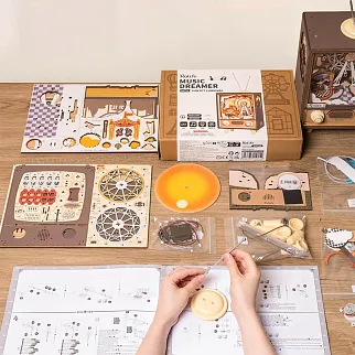 3D-пазл + музыкальная шкатулка Robotime Sunset Carnival