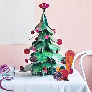 3D-конструктор Studio ROOF Christmas Tree, squirrel