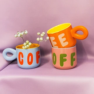 Кружка Helio Ferretti COFFEE PINK
