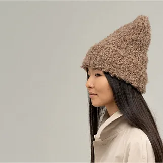 Шапка CHECK YA HEAD коричневая 2426/7