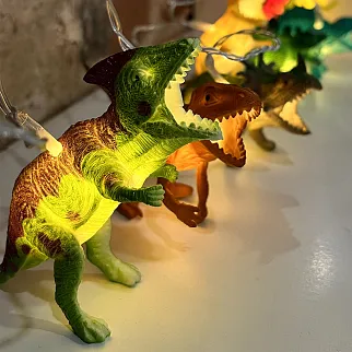 Гирлянда Friend Function с динозаврами