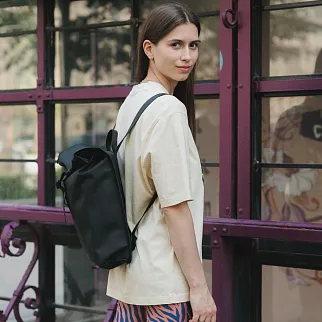 Рюкзак Rains Rolltop Mini Black
