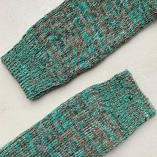 Шерстяные носки Friend Function зелёные