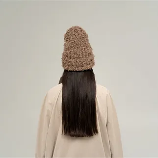 Шапка CHECK YA HEAD коричневая 2426/7