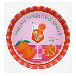 Поднос Aperitivo Spritz металлический Rex