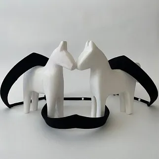 Кокошник КоКо малый черный