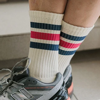 Носки Friend Function комфортные линии синий-малиновый 36-40