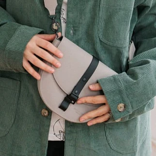 Кроссбоди сумка Gaston Luga Splash Moon Taupe