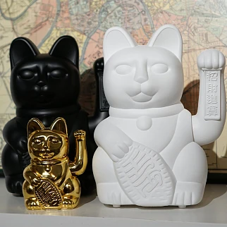 Манэки-нэко - Lucky Cat золотой