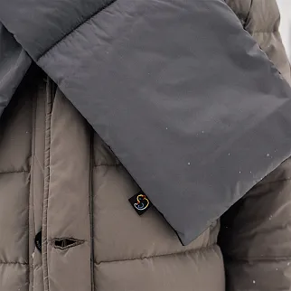 Дутый шарф Friend Function серый