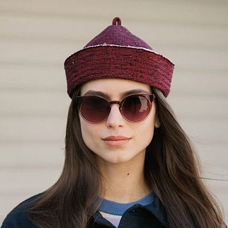 Морячка CHECK YA HEAD бордовая Т2214/28