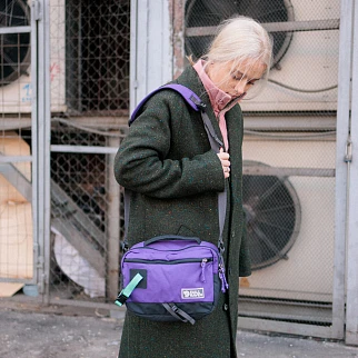 Сумка Fjallraven Vardag Shoulder Bag 6 Violette-Coal Black (422-037)