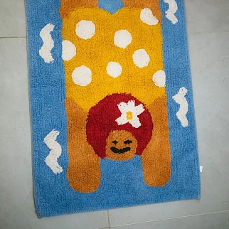 Коврик для ванной с пловчихой REX