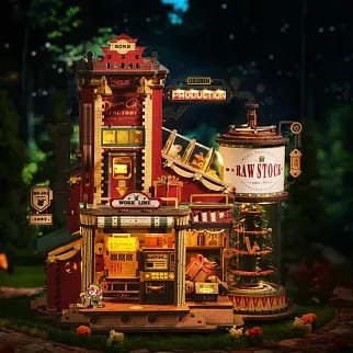 3D-пазл + музыкальная шкатулка Robotime Фабрика подарков мечты