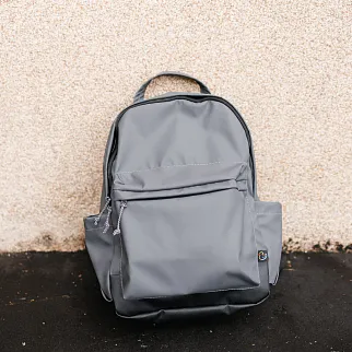 Рюкзак дейпак Friend Function темно-серый прорезиненный