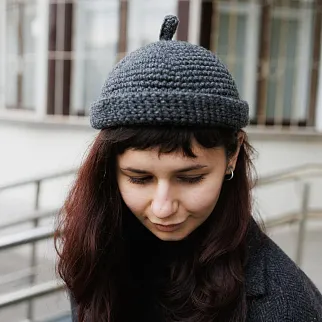 Шапка-докер Friend Function антрацит