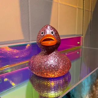 Утка Диско Розовая