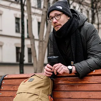 Шарф Carhartt WIP Anglistic Plain Black Heather