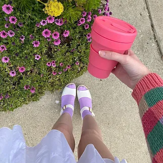 Складной стакан Stojo Peony 355 мл