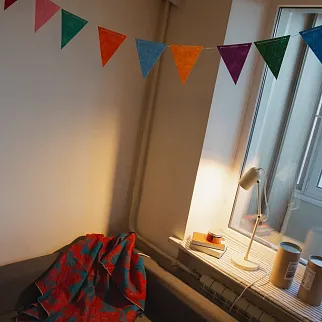 Флажки разноцветные 10 метров