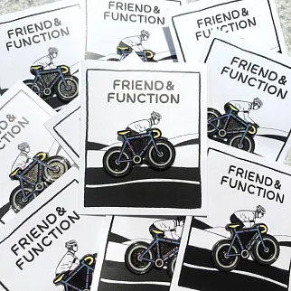Значок Friend Function Велосипед синий