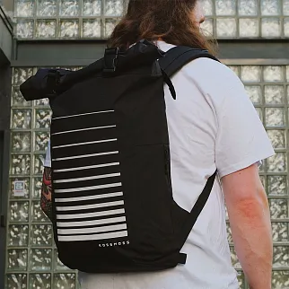 Рюкзак-роллтоп KOSSMOSS Юпитер черный