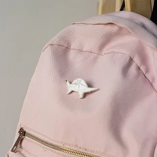 Брошь Partala Динозавр с гребнем