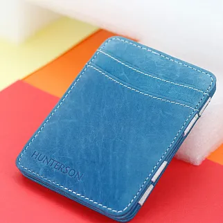 Волшебный кошелек Garzini Magic Wallets лазурно-белый