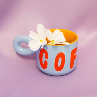 Кружка Helio Ferretti COFFEE LIGHT BLUE