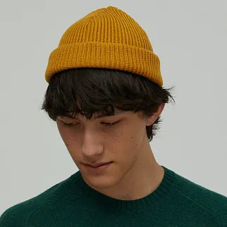 Шапка CHECK YA HEAD шерстяная шафран 1620