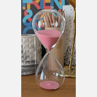 Песочные часы Friend Function на 15 мин розовые