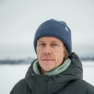 Шапка Kusto Heat грозовое небо с вышивкой