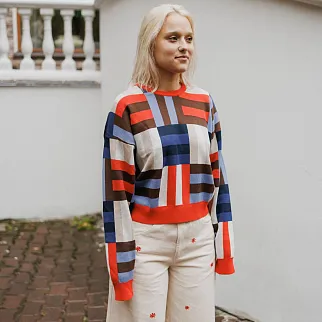 Свитер Thinking Mu Field Red Philis