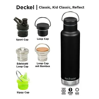 Термобутылка Klean Kanteen Insulated Classic 592 мл Retro Swish