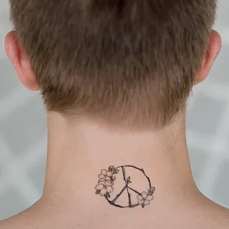 Временная татуировка Peace and Love