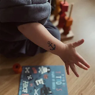 Временные татуировки с пиратами REX