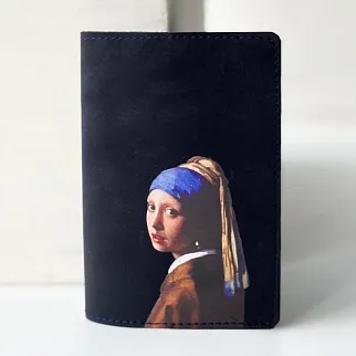 Обложка для паспорта Девушка с жемчужной сережкой